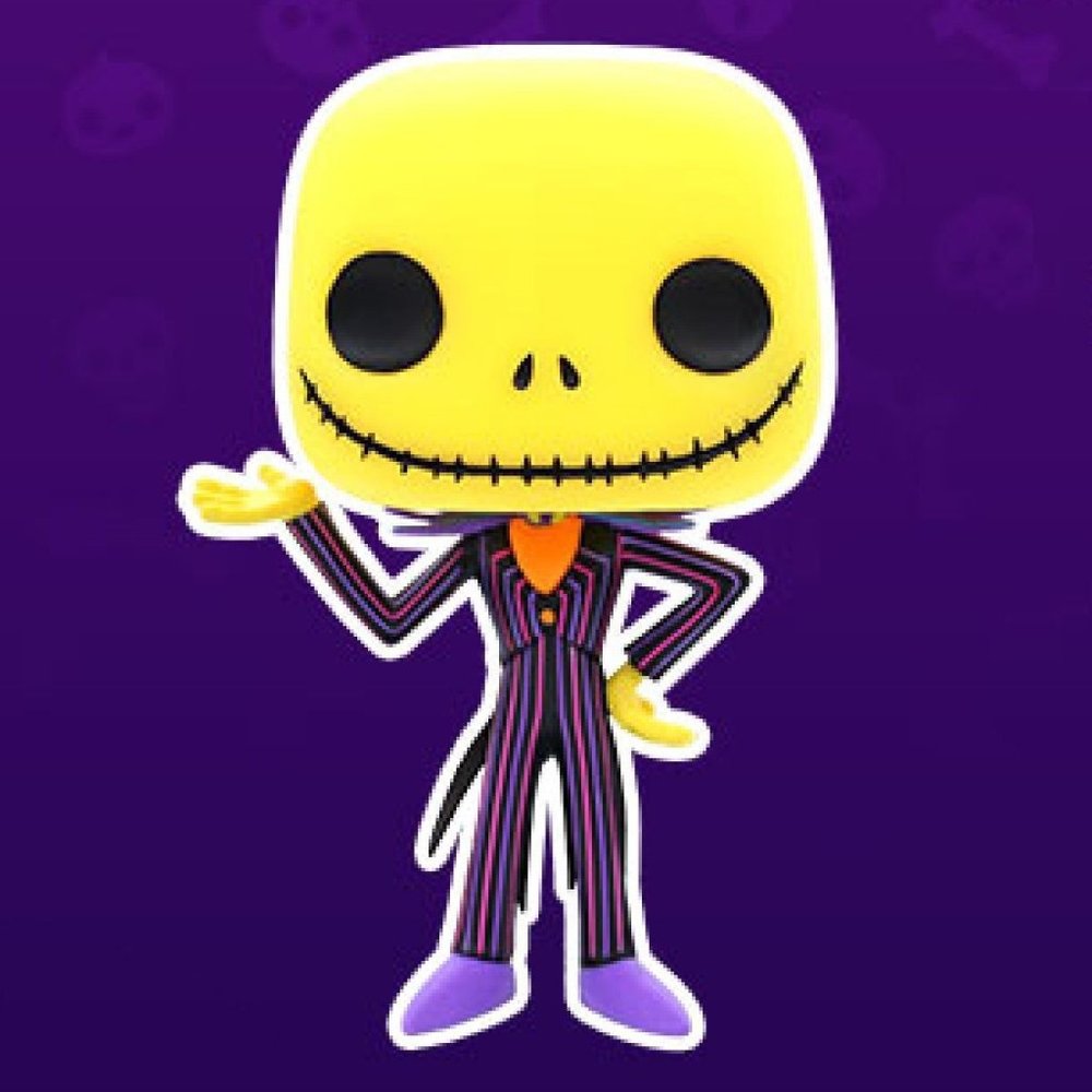 Funko Pop! Disney Nightmare Before Christmas Jack Skellington Blacklight Figure